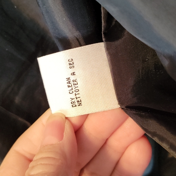 Talbots Dad Jacket Tweed Wool Silk Blend Zip Up Coach Blazer Coat Size 8 Petites - Picture 7 of 10